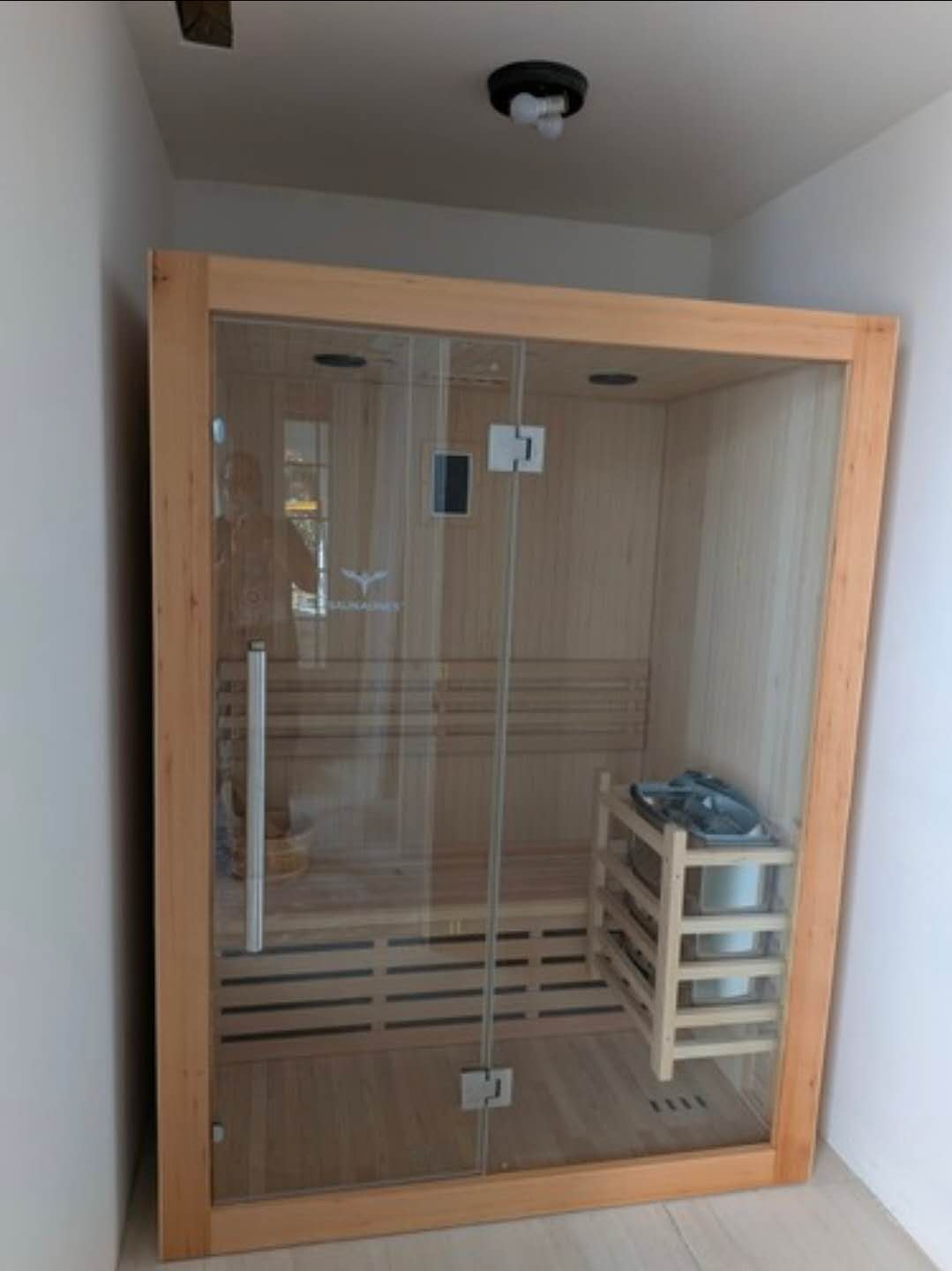 SAUNAONES® 2 Person Traditional Steam Sauna Modern Relax 1-(in stock)