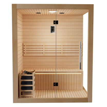SAUNAONES® 2-3 Person Traditional Steam Sauna Modern Relax 4