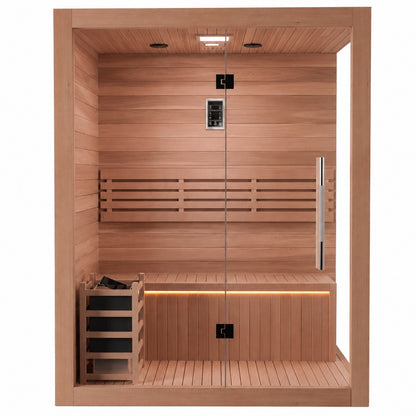 SAUNAONES® 2-3 Person Traditional Steam Sauna Modern Relax 4