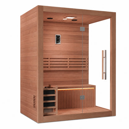 SAUNAONES® 2-3 Person Traditional Steam Sauna Modern Relax 4
