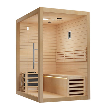 SAUNAONES® 2-3 Person Traditional Steam Sauna Modern Relax 4