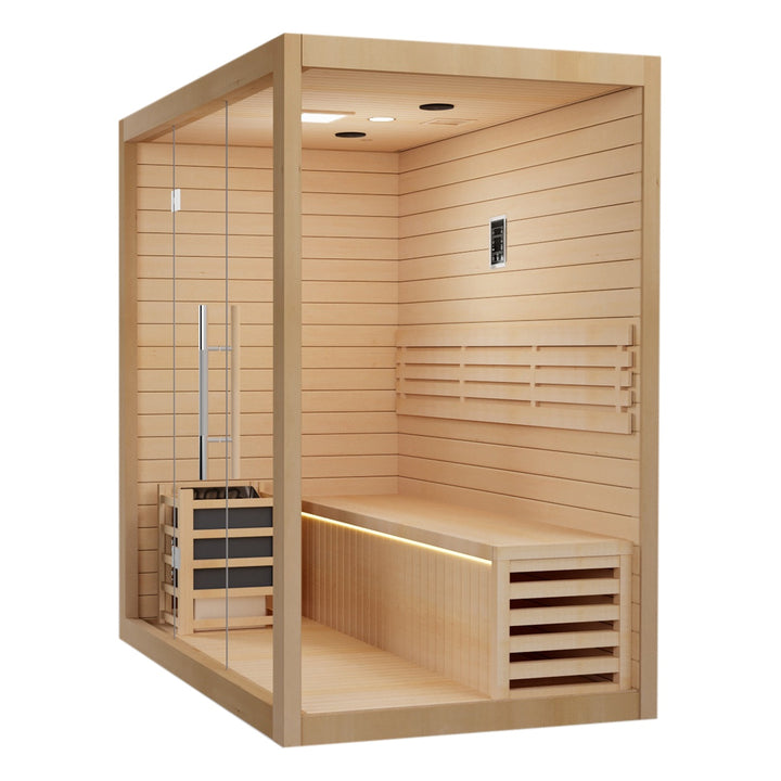 SAUNAONES® 3 Person Traditional Steam Sauna Modern Relax 5
