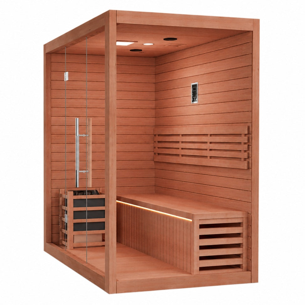 SAUNAONES® 3 Person Traditional Steam Sauna Modern Relax 5