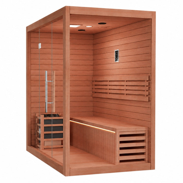 SAUNAONES® 3 Person Traditional Steam Sauna Modern Relax 5