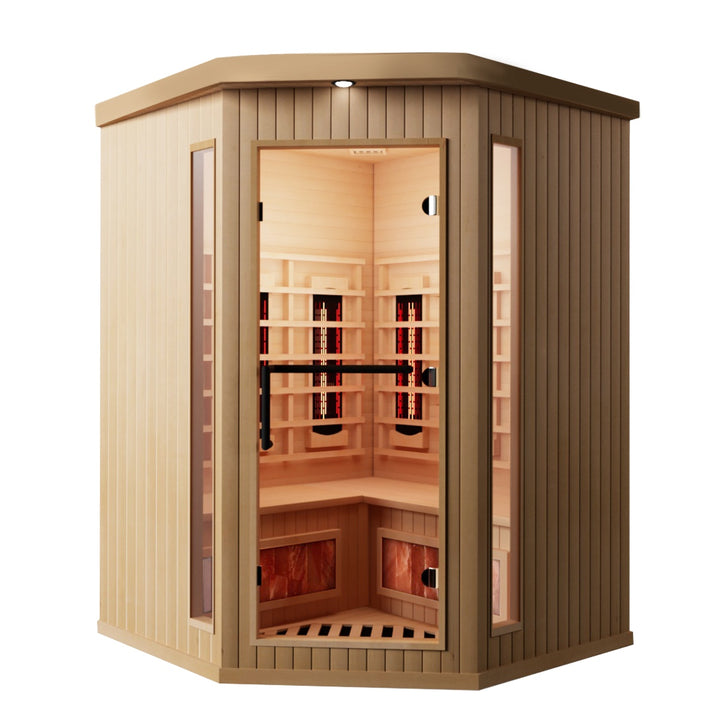 SAUNAONES® 3 Person FAR Infrared Sauna Soothing 3